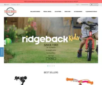 Tikesbikes.com(Tikes Bikes) Screenshot