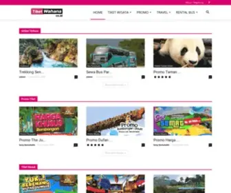 Tiketwahana.co.id(Tiket Wahana) Screenshot