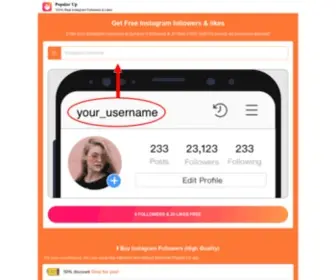 Tikexplore.net(Buy Instagram Followers & Likes) Screenshot