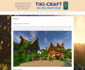 Tiki-Craft.com(Tiki Craft) Screenshot