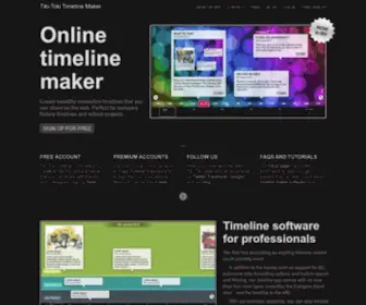 Tiki-Toki.com(Timeline maker) Screenshot