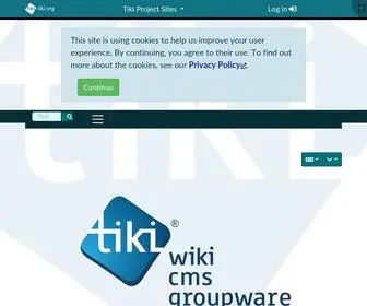 Tiki.org(Tiki is the Free/Libre/Open Source Website and online Application with the most built) Screenshot