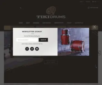 Tikidrums.com(Tiki Drums) Screenshot