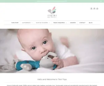 Tikiri-Toys.com(Natural Baby Teething Toys) Screenshot