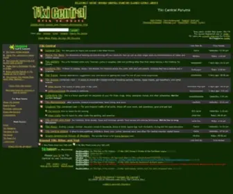 Tikiroom.com(Forum Index) Screenshot