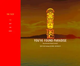 Tikitacodc.com(Tiki Taco) Screenshot
