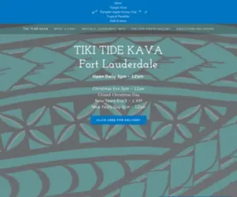 Tikitidekava.com(Tiki Tide Kava) Screenshot