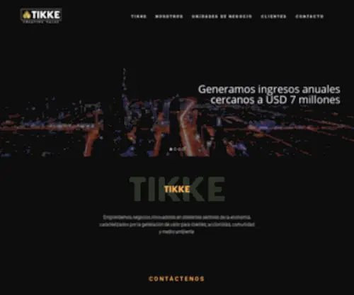 Tikke.com.co(Conozca aquí toda la información del grupo empresarial) Screenshot