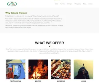 Tikonapicnic.com(Tikona Picnic and Camping) Screenshot