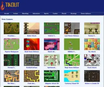 Tikout.com(Attractive Free Online Games) Screenshot