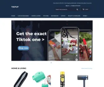 Tikpup.com(Tikpup-viral Tiktok product reviews) Screenshot