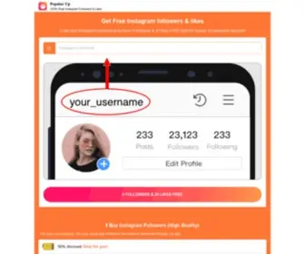 Tikreal.net(Buy Instagram Followers & Likes) Screenshot