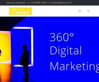 Tikshark.com(Digital Marketing Company in Delhi NCR) Screenshot