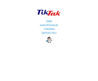 Tiktak.si(TikTak) Screenshot