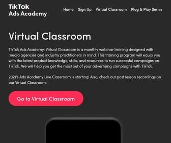 Tiktokadsacademy-Sea.com(TikTok Ads Academy) Screenshot