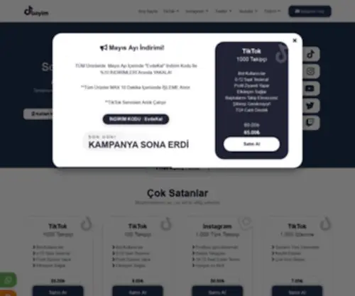 Tiktokbayim.com(Tiktokbayim) Screenshot