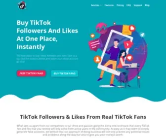 Tiktokbuys.com(Buy Tiktok Fans and Likes $1.99 Instant Delivery) Screenshot