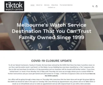 Tiktok.net.au(TikTok Watch Centre) Screenshot