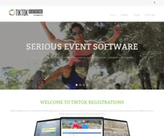 Tiktokregistrations.com(Tiktokregistrations) Screenshot