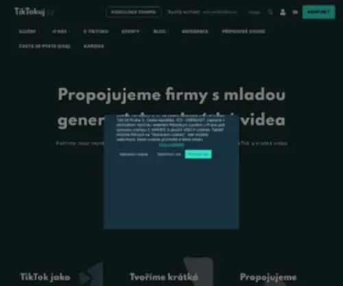 Tiktokuj.cz(Propojujeme) Screenshot