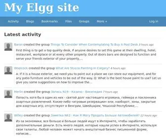 Tiktweet.com(My Elgg site) Screenshot