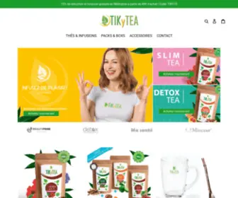 Tikytea.com(Le meilleur du thé) Screenshot