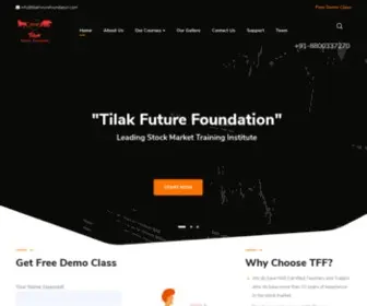 Tilakfuturefoundation.com(Tilakfuturefoundation) Screenshot