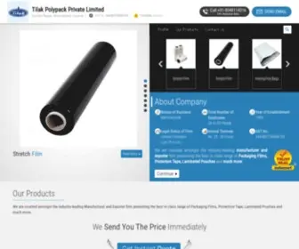 Tilakpolypack.in(Tilak Polypack Private Limited) Screenshot