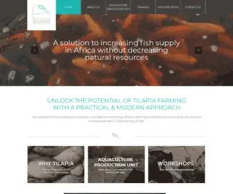 Tilapiafarming.co.za(David Fincham Aquaculture) Screenshot