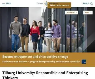 Tilburguniversity.edu(Tilburg University) Screenshot