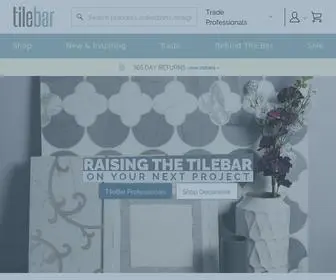 Tilebar.com(Shop Our Online Tile Store) Screenshot