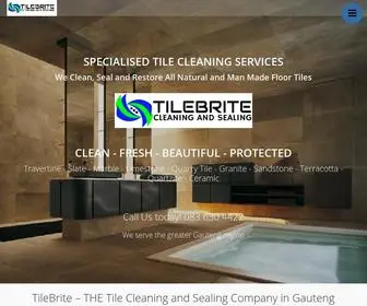 Tilebrite.co.za(TILE CLEANING AND TILE SEALING IN GAUTENG) Screenshot