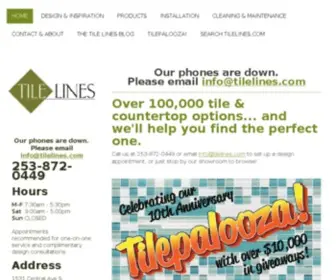 Tilelines.com(Tile store) Screenshot