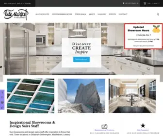 Tilemarketofde.com(Tile Market of Delaware) Screenshot