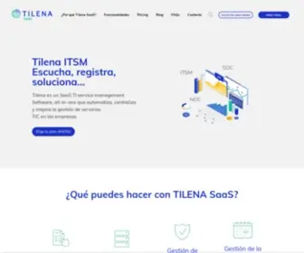 Tilena.net(Tilena Service Desk. Simplifica la gestión ITSM) Screenshot