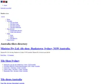 Tileraustralia.com(Sydney tile shops) Screenshot