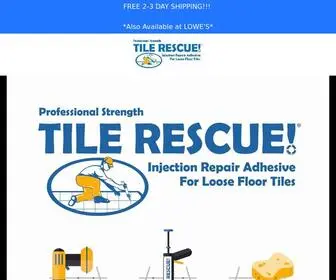 Tilerescue1.com(TILE RESCUE Injection Repair Adhesive) Screenshot