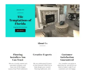 Tiletemptations.com(Tile Temptations of Florida) Screenshot