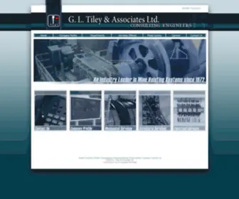 Tiley.on.ca(GL Tiley & Associates mine hoist engineering industrial control electrical mechanical structural) Screenshot