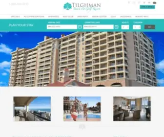 Tilghmanresort.com(The place to experience luxury and comfort at the beach) Screenshot