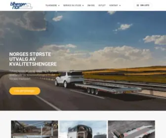 Tilhengernor.no(Tilhenger til bil av topp kvalitet for proffmarkedet) Screenshot