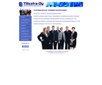 Tiliextra.fi(Tilintarkastusyhteisö TILIEXTRA OY) Screenshot