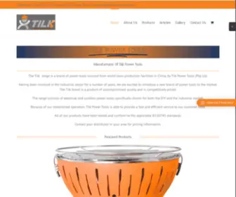 Tilkpowertools.co.za(The Tilk range) Screenshot