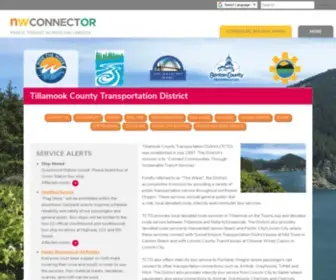 Tillamookbus.com(NW Connector) Screenshot