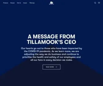 Tillamook.com(Dairy Co) Screenshot