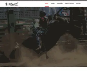 Tillamookrodeo.com(Tillamook County Rodeo) Screenshot