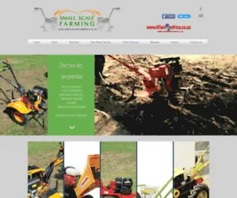 Tillers4Africa.co.za(Two Wheel Tractors) Screenshot