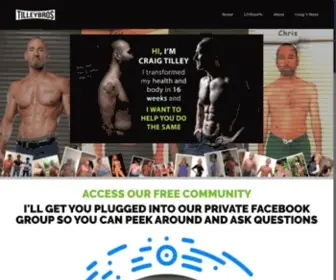 Tilleybros.com(No-compromise Nutrition System Proven to Burn Fat and Increase Muscle) Screenshot