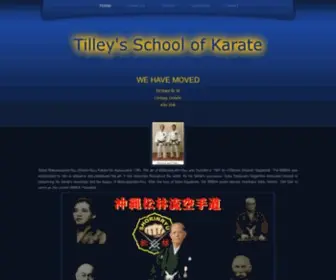 Tilleyskarate.com(Tilley's School of Karate) Screenshot