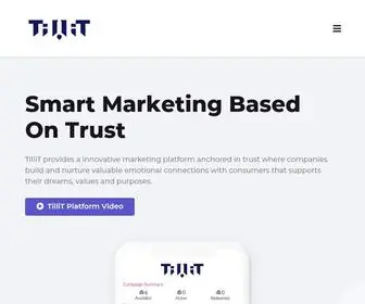 Tillit.global(Smart Marketing Based On Trust) Screenshot